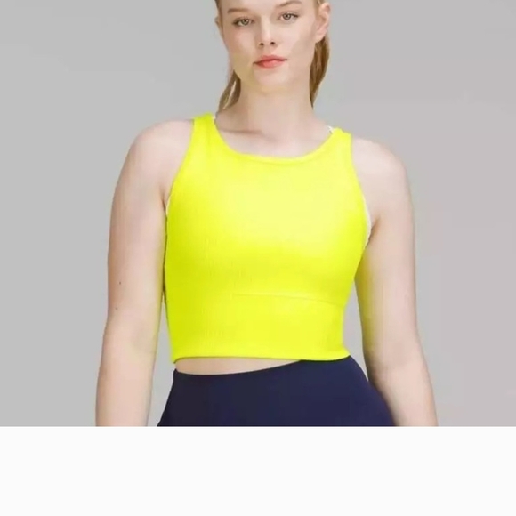 lululemon athletica Neon Yellow Tank Top - Picture 3 of 3